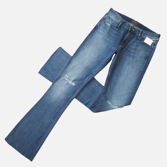 MOTHER Denim - NWT Mother The Runaway Fray in Heartbreaker Stretch Flare Jeans 29